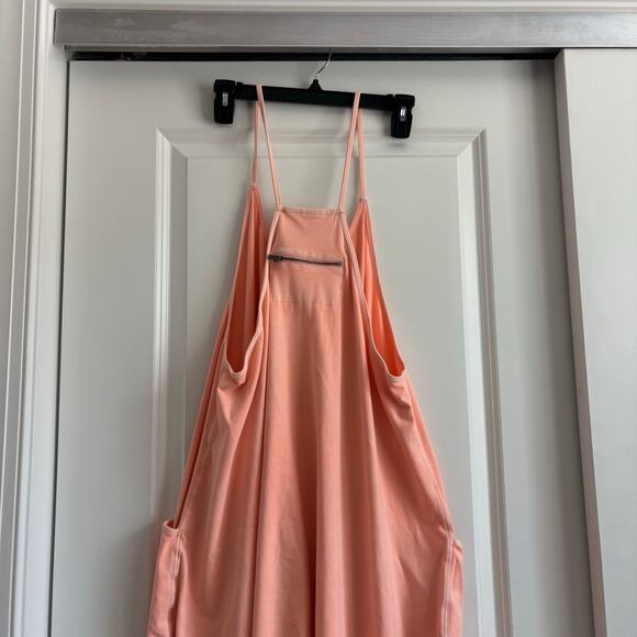 Free People Movement Hot Shot Onesie Sz L Lounge Yoga READ Melon - Picture 6 of 15